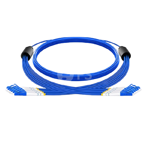 Customized 6 Fibers OS2 Single Mode LC/SC/FC/ST Armored Indoor 3.0mm Multi-Fiber Breakout Cable #33887 Price in Dubai UAE