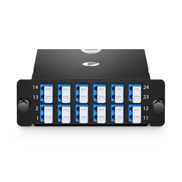 FHD 3 x MTP?-12 Cassette, 36 Fibers OM4 Multimode, Type A, 3 x 12F MTP? to 18 x Shuttered LC Duplex (Aqua), 0.35dB max Price in Dubai UAE