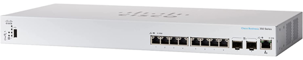 CBS350-8S-E-2G 8-port Gigabit SFP Managed Switch with 2 x Gigabit Copper/SFP Combo Ports