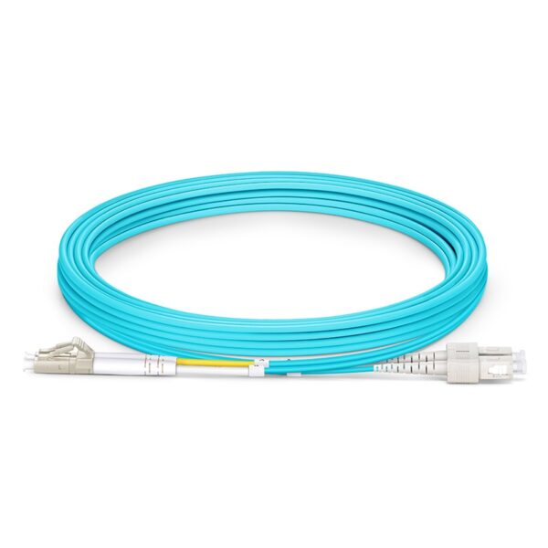 superiOrtec FIBER OPTIC DUPLEX  PATCH CORD, MM, LCUPC-SCUPC, 50/125, OM3, 5METER, LSZH, 2.0MM JACKET, AQUA price in Dubai UAE and AFRICA