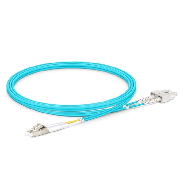 superiOrtec D503SCSC05L FIBER OPTIC DUPLEX  PATCH CORD, MM, SC-SC, 50/125, OM3, 5METER, LSZH, 2.0MM JACKET, AQUA price in Dubai UAE and AFRICA