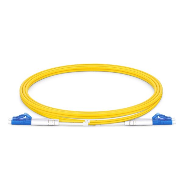 superiOrtec FIBER OPTIC DUPLEX PATCH CORD, SM, LCUPC-LCUPC,  G657.A2, 5METER, LSZH, 2.0MM JACKET, YELLOW price in Dubai UAE and AFRICA