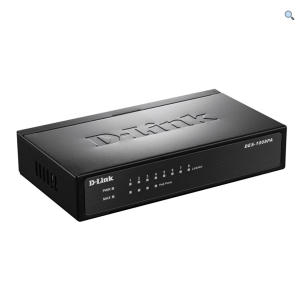 D-link 8 PORT DES-1008PA, 4PORT POE Dealer in Dubai UAE