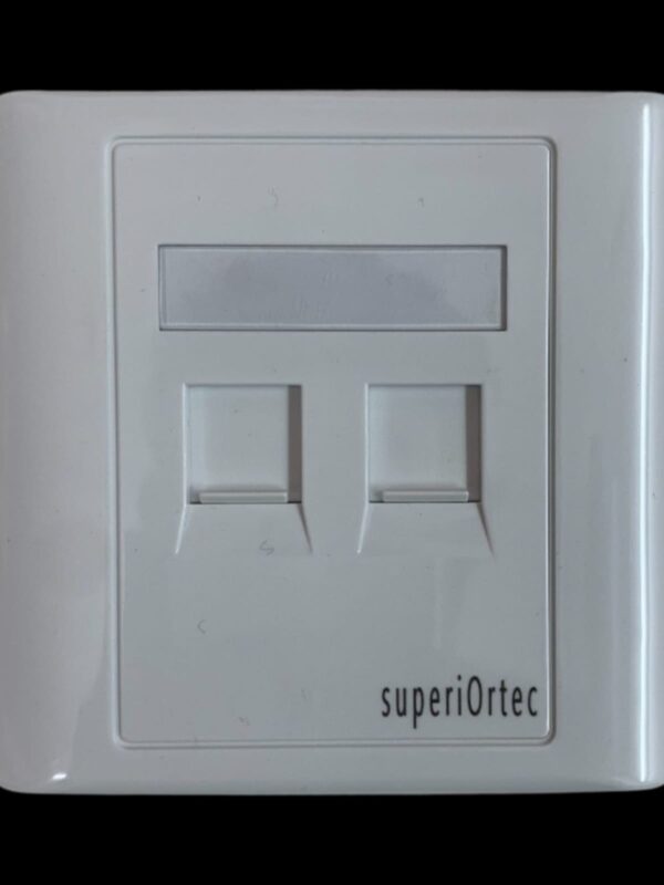 superiOrtec FPSH2UK-A UK SHUTTERED FACE PLATE 2 PORT, ANGLED price in Dubai UAE and ARICA