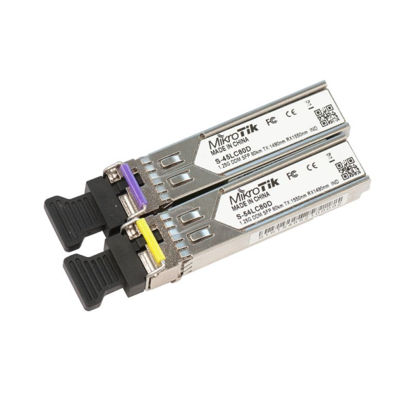 MikroTik S-4554LC80D Pair of SFP 1.25G module Price in Dubai UAE