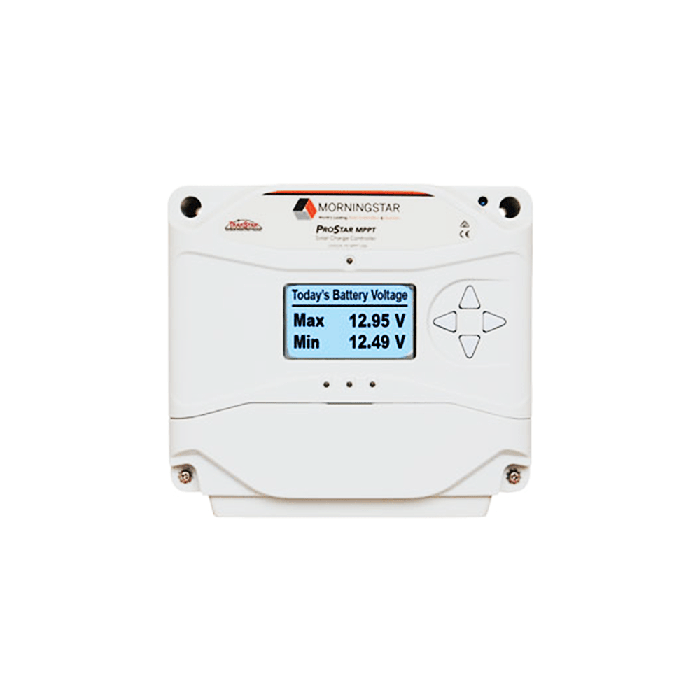 Morning Star - ProStar MPPT Solar Charge Controllers 40 amp (12/ 24V) meter - Powernsun